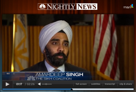 Amardeep Singh - On MSNBC Nightly News
